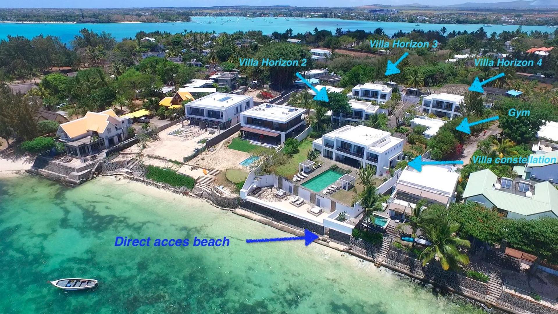Villa Horizon By Dream Escapes, Beachfront Villa Pointe aux Canonniers Exteriér fotografie